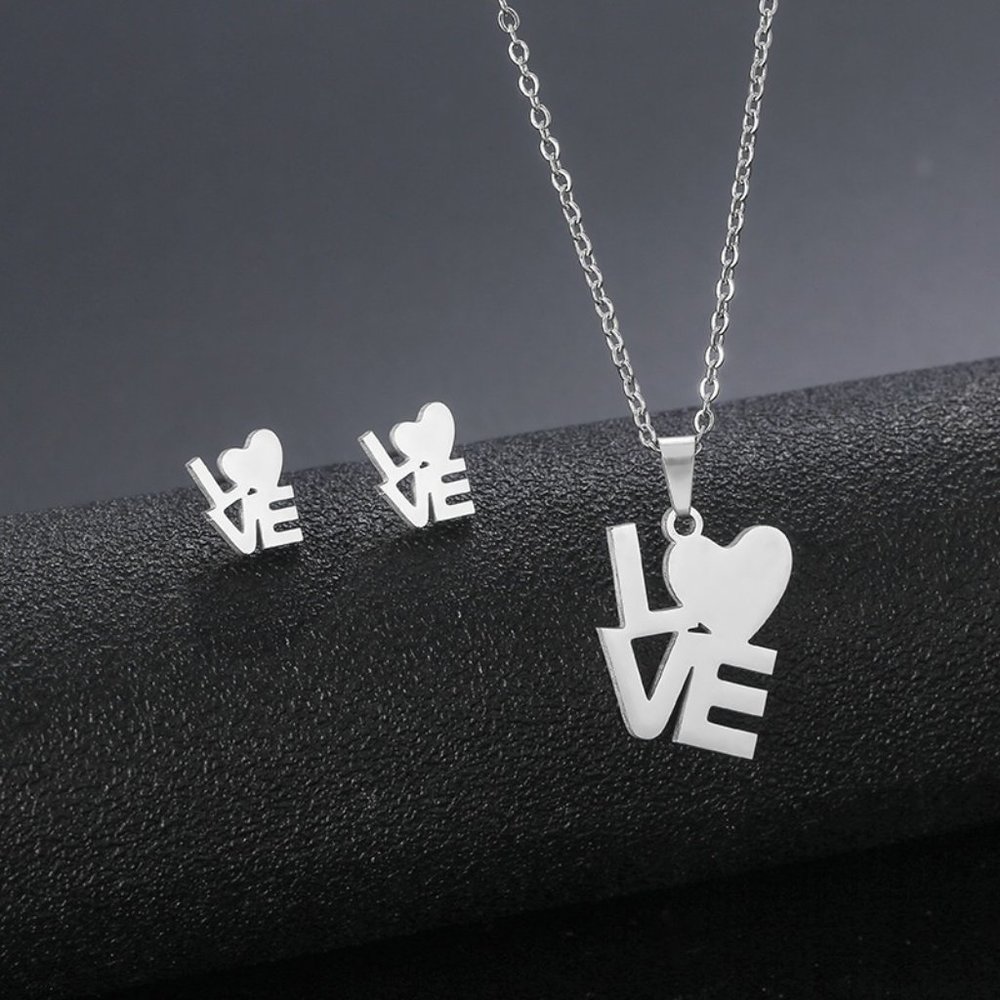 Set Stainless Steel - LOVE